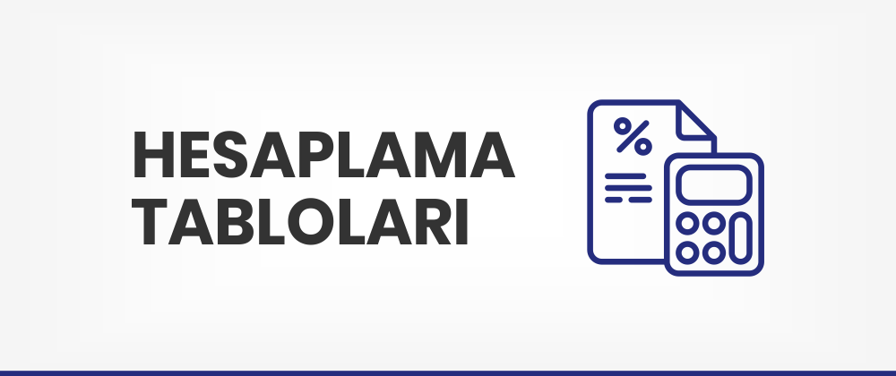 Hesaplama Tabloları